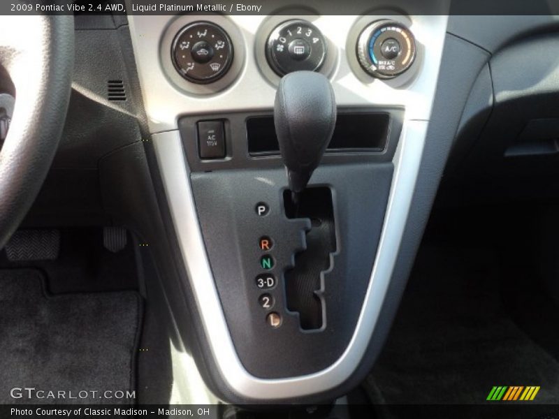  2009 Vibe 2.4 AWD 4 Speed Automatic Shifter