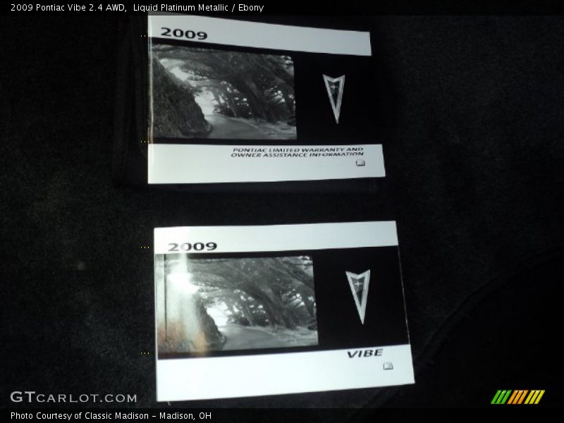 Books/Manuals of 2009 Vibe 2.4 AWD