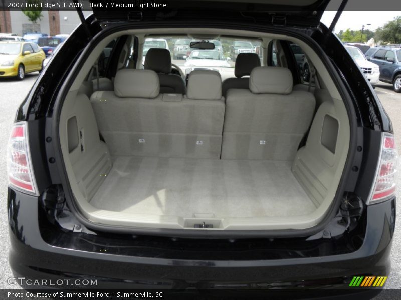 Black / Medium Light Stone 2007 Ford Edge SEL AWD