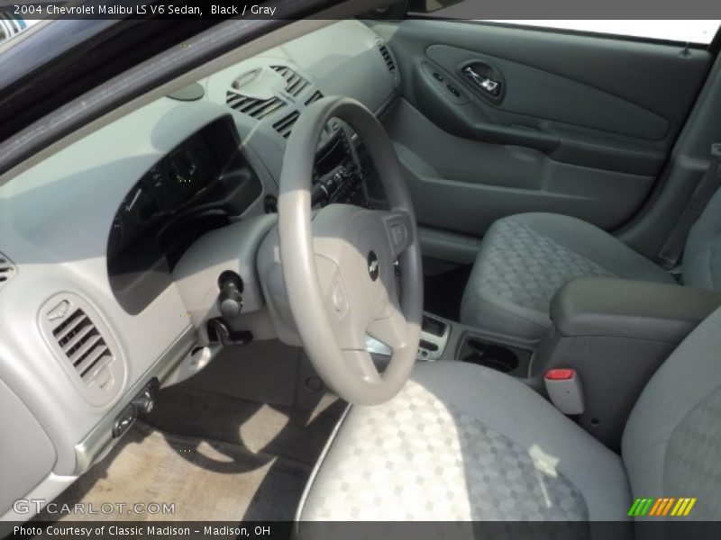 Black / Gray 2004 Chevrolet Malibu LS V6 Sedan