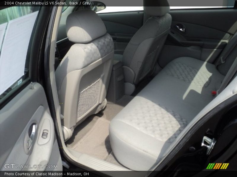 Black / Gray 2004 Chevrolet Malibu LS V6 Sedan
