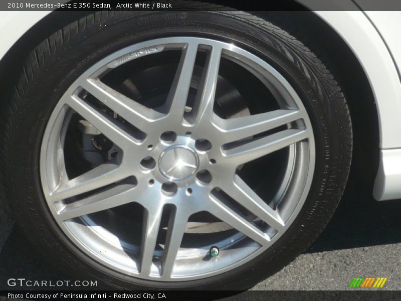 Arctic White / Black 2010 Mercedes-Benz E 350 Sedan