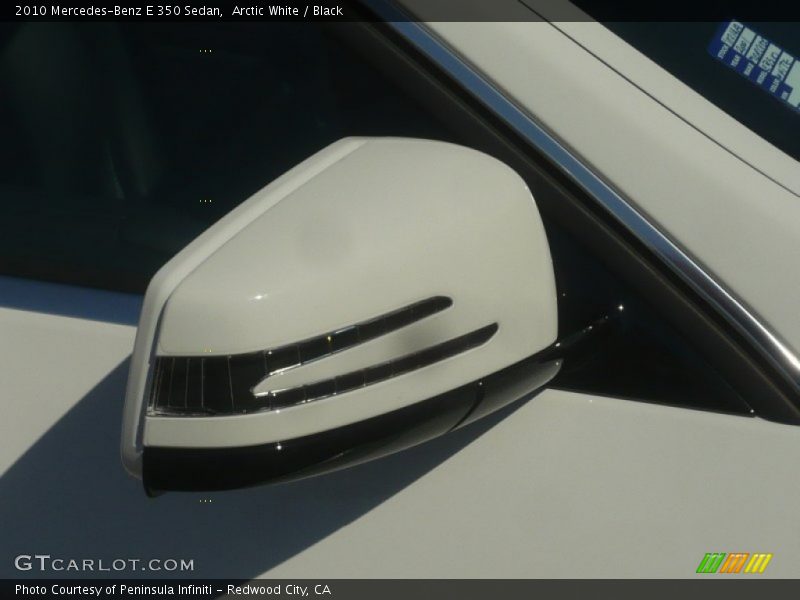 Arctic White / Black 2010 Mercedes-Benz E 350 Sedan