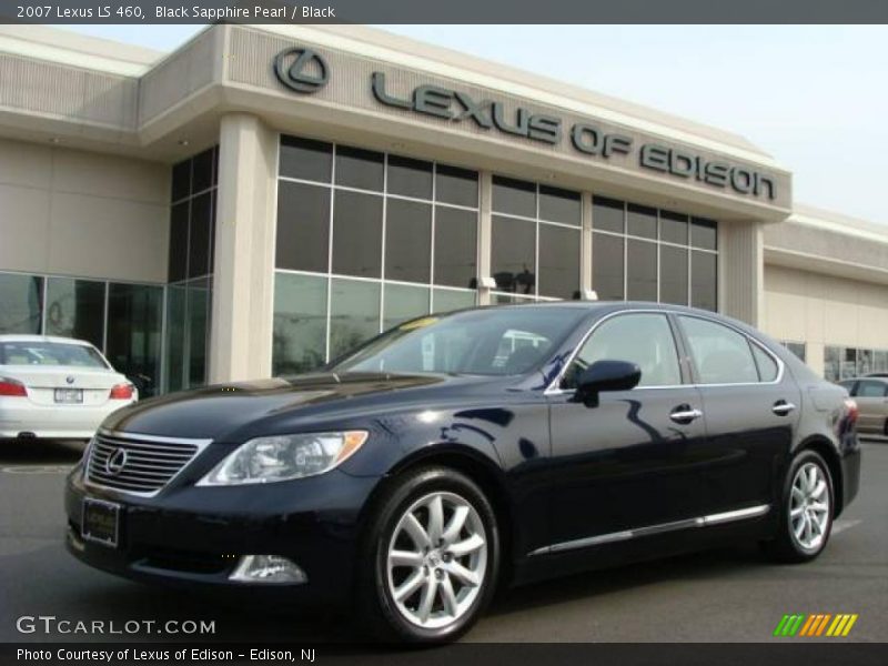 Black Sapphire Pearl / Black 2007 Lexus LS 460