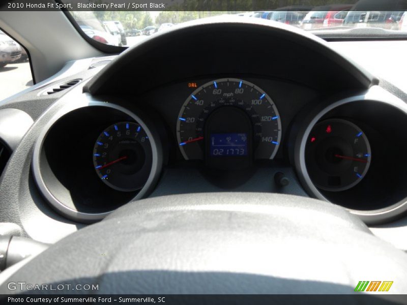 Blackberry Pearl / Sport Black 2010 Honda Fit Sport