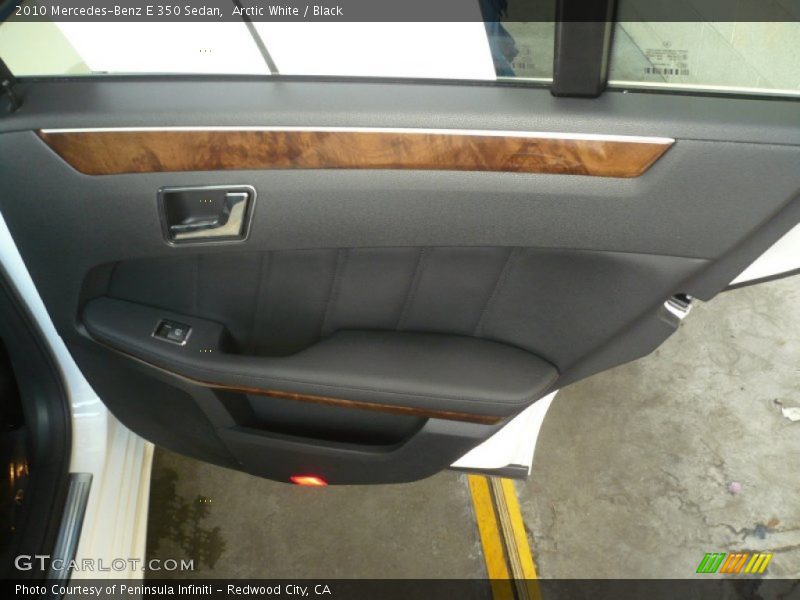 Arctic White / Black 2010 Mercedes-Benz E 350 Sedan