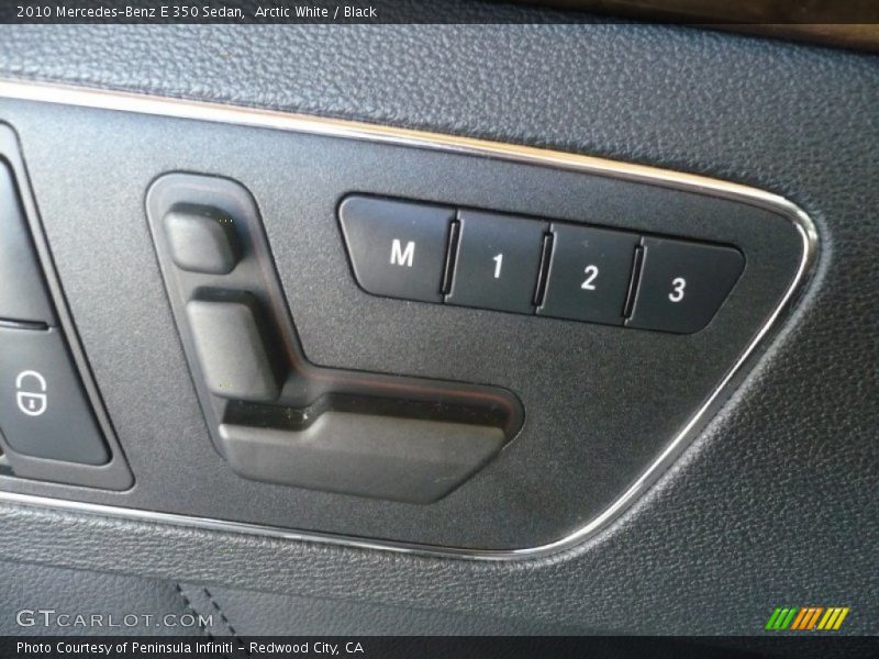 Arctic White / Black 2010 Mercedes-Benz E 350 Sedan