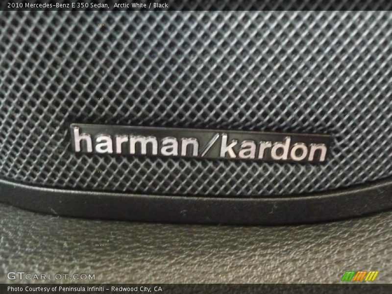 Arctic White / Black 2010 Mercedes-Benz E 350 Sedan