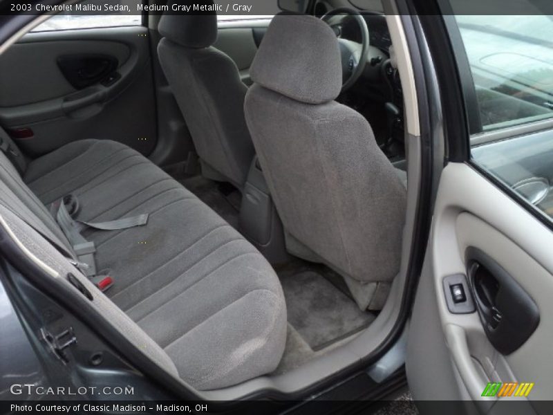 Medium Gray Metallic / Gray 2003 Chevrolet Malibu Sedan