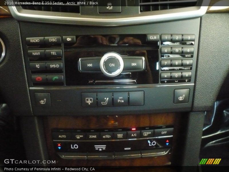 Arctic White / Black 2010 Mercedes-Benz E 350 Sedan