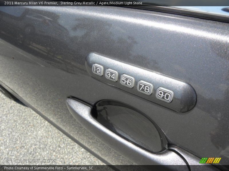 Sterling Grey Metallic / Agate/Medium Light Stone 2011 Mercury Milan V6 Premier