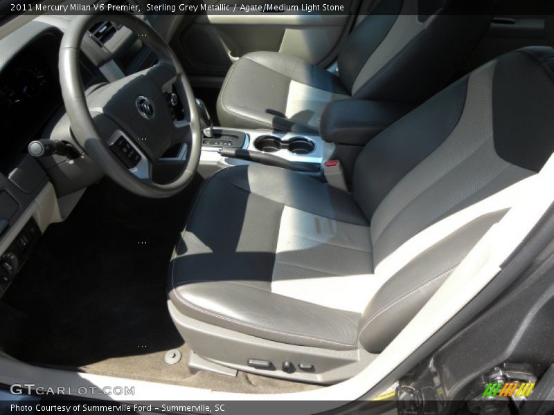 Sterling Grey Metallic / Agate/Medium Light Stone 2011 Mercury Milan V6 Premier