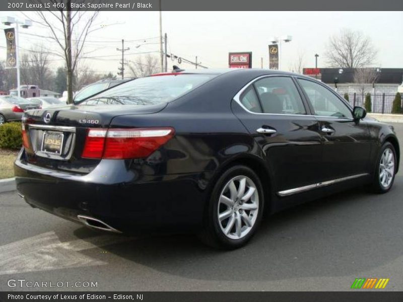 Black Sapphire Pearl / Black 2007 Lexus LS 460