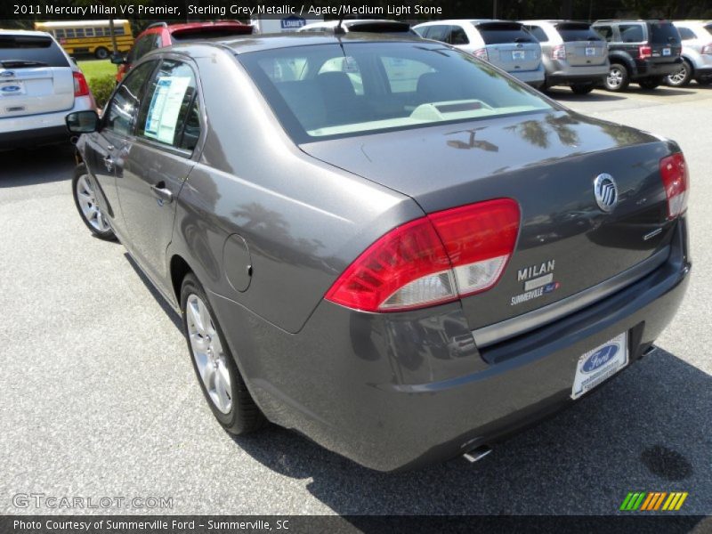 Sterling Grey Metallic / Agate/Medium Light Stone 2011 Mercury Milan V6 Premier