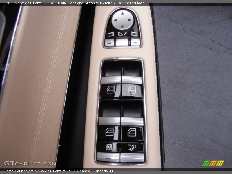 Controls of 2010 CL 550 4Matic