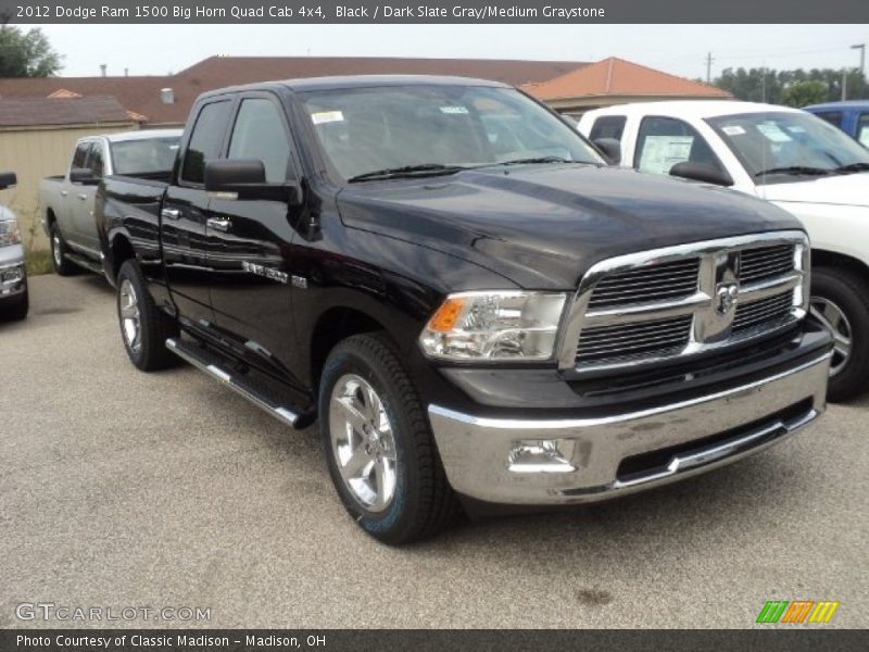 Front 3/4 View of 2012 Ram 1500 Big Horn Quad Cab 4x4