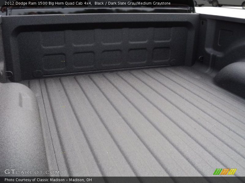 Black / Dark Slate Gray/Medium Graystone 2012 Dodge Ram 1500 Big Horn Quad Cab 4x4