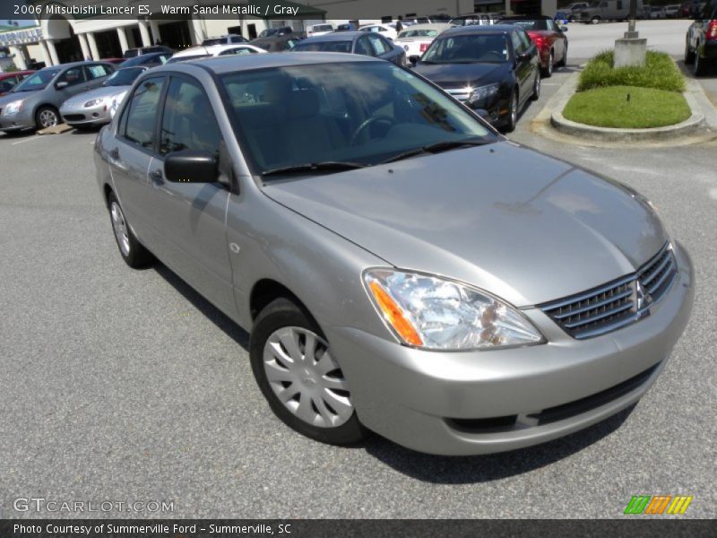 Warm Sand Metallic / Gray 2006 Mitsubishi Lancer ES