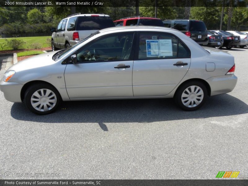 Warm Sand Metallic / Gray 2006 Mitsubishi Lancer ES