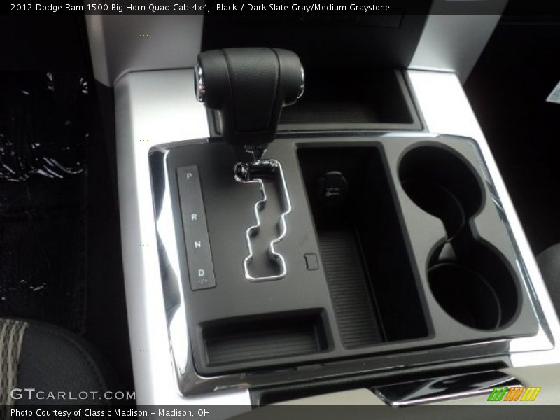  2012 Ram 1500 Big Horn Quad Cab 4x4 6 Speed Automatic Shifter