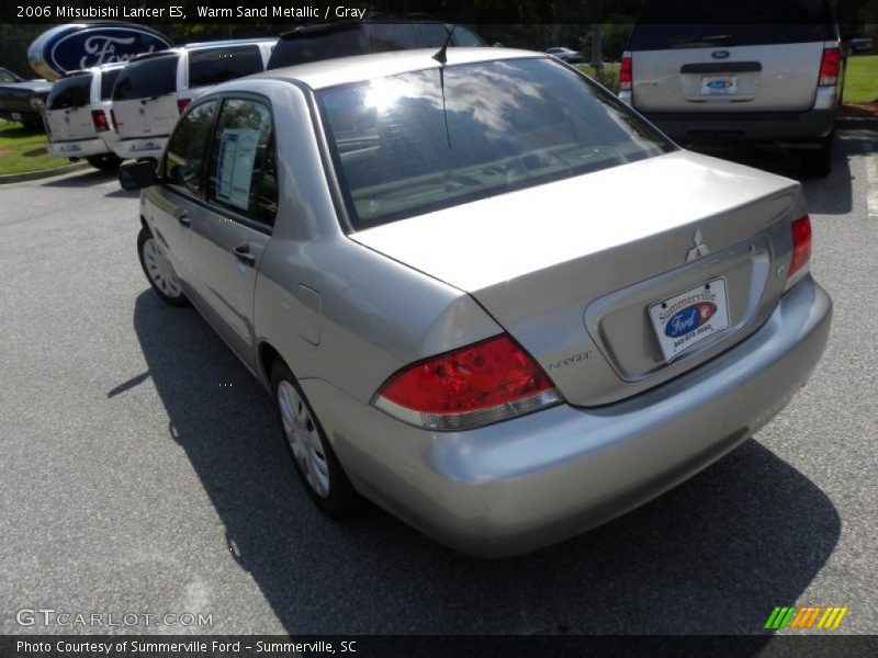 Warm Sand Metallic / Gray 2006 Mitsubishi Lancer ES