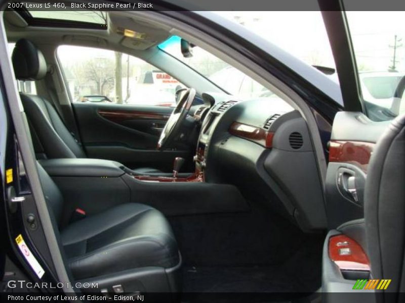 Black Sapphire Pearl / Black 2007 Lexus LS 460
