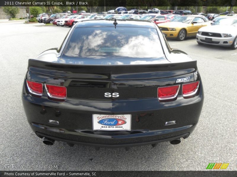 Black / Black 2011 Chevrolet Camaro SS Coupe