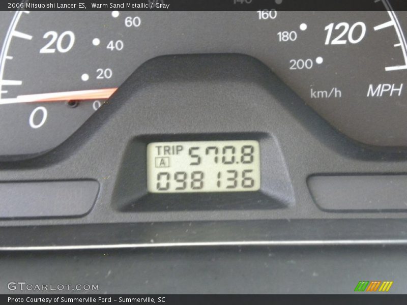 Warm Sand Metallic / Gray 2006 Mitsubishi Lancer ES