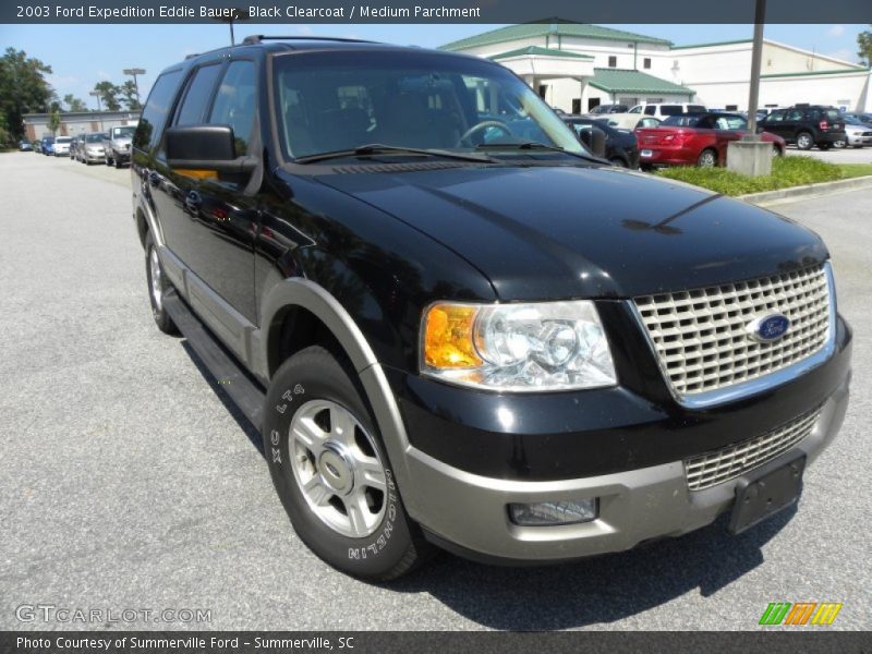 Black Clearcoat / Medium Parchment 2003 Ford Expedition Eddie Bauer