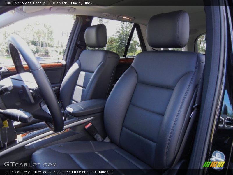 Black / Black 2009 Mercedes-Benz ML 350 4Matic