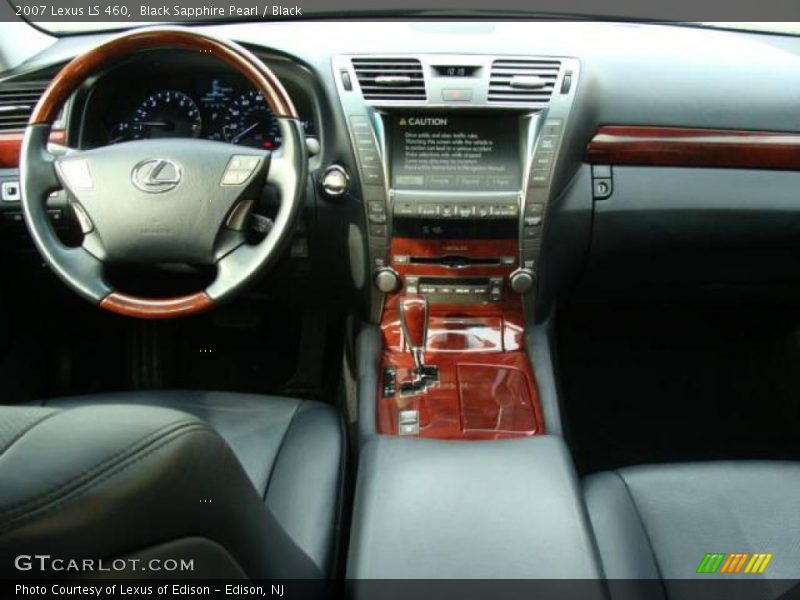 Black Sapphire Pearl / Black 2007 Lexus LS 460
