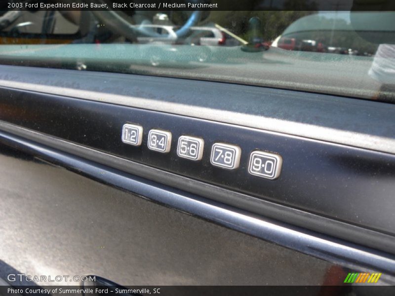 Black Clearcoat / Medium Parchment 2003 Ford Expedition Eddie Bauer