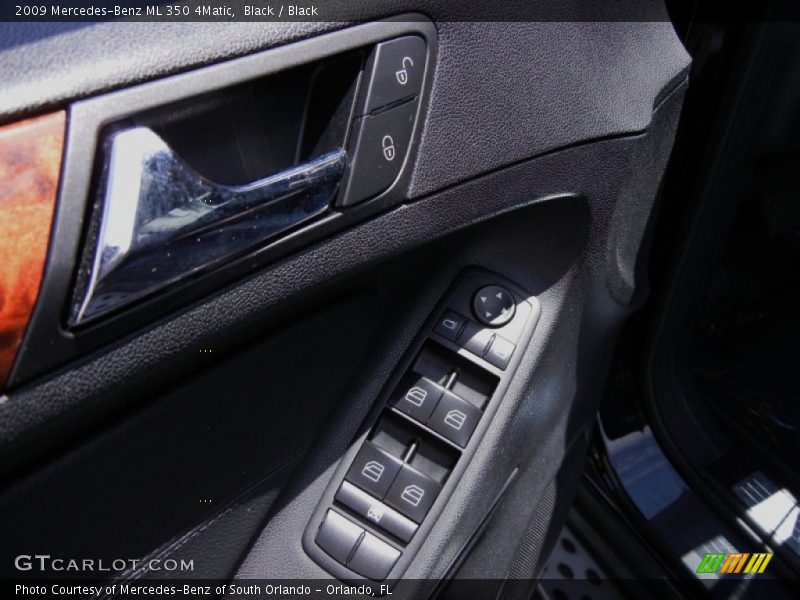Black / Black 2009 Mercedes-Benz ML 350 4Matic
