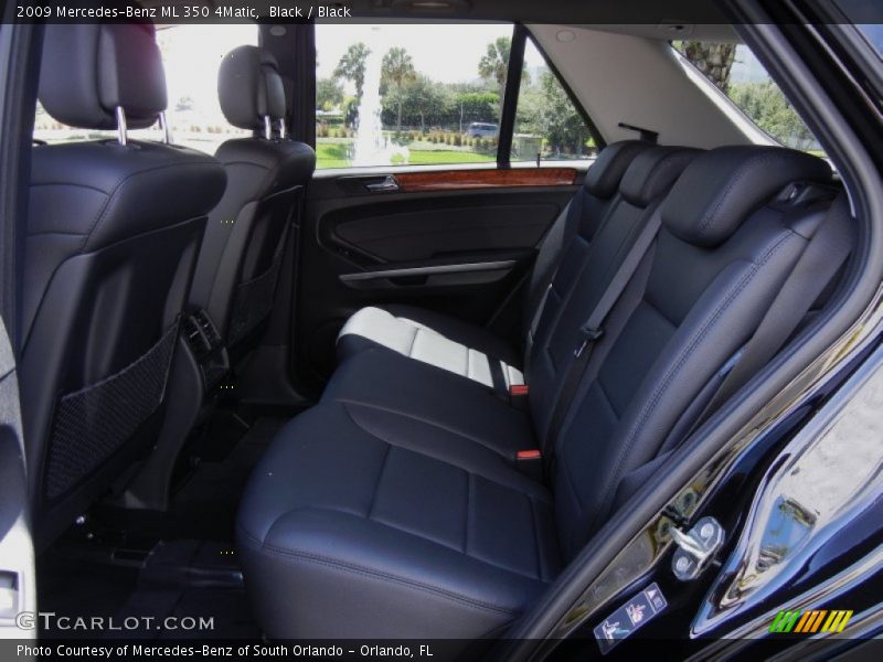 Black / Black 2009 Mercedes-Benz ML 350 4Matic