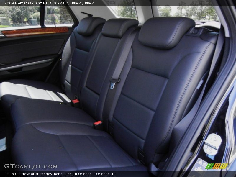 Black / Black 2009 Mercedes-Benz ML 350 4Matic