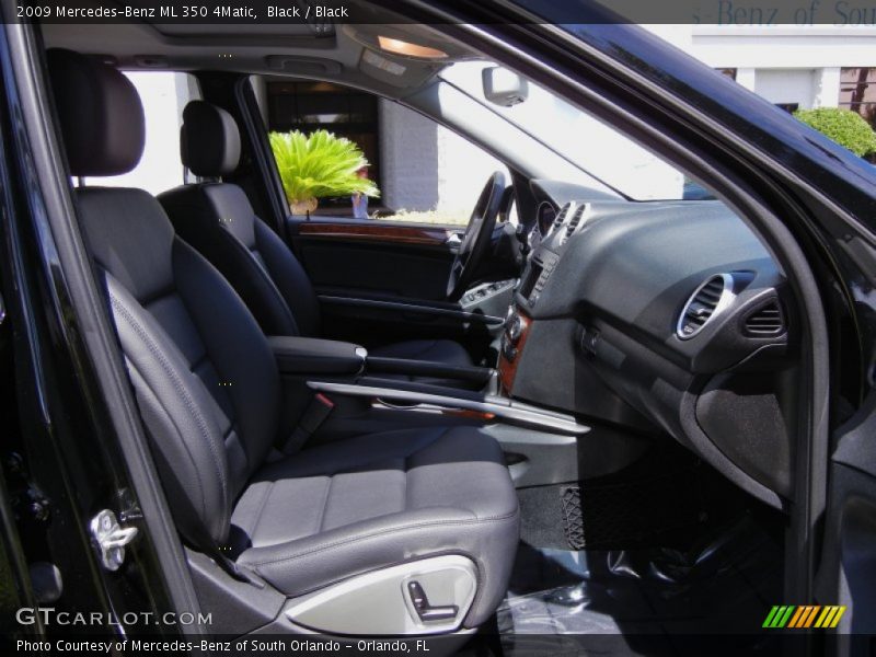 Black / Black 2009 Mercedes-Benz ML 350 4Matic