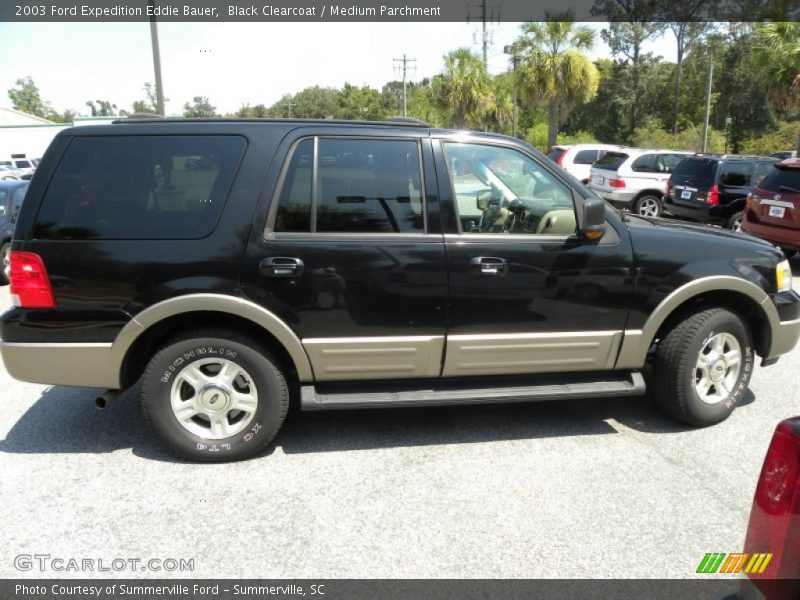 Black Clearcoat / Medium Parchment 2003 Ford Expedition Eddie Bauer