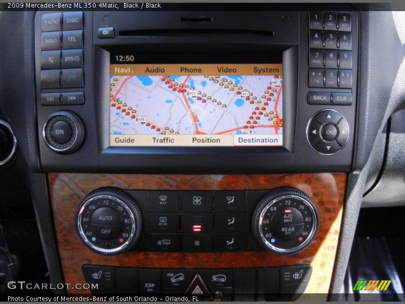 Black / Black 2009 Mercedes-Benz ML 350 4Matic