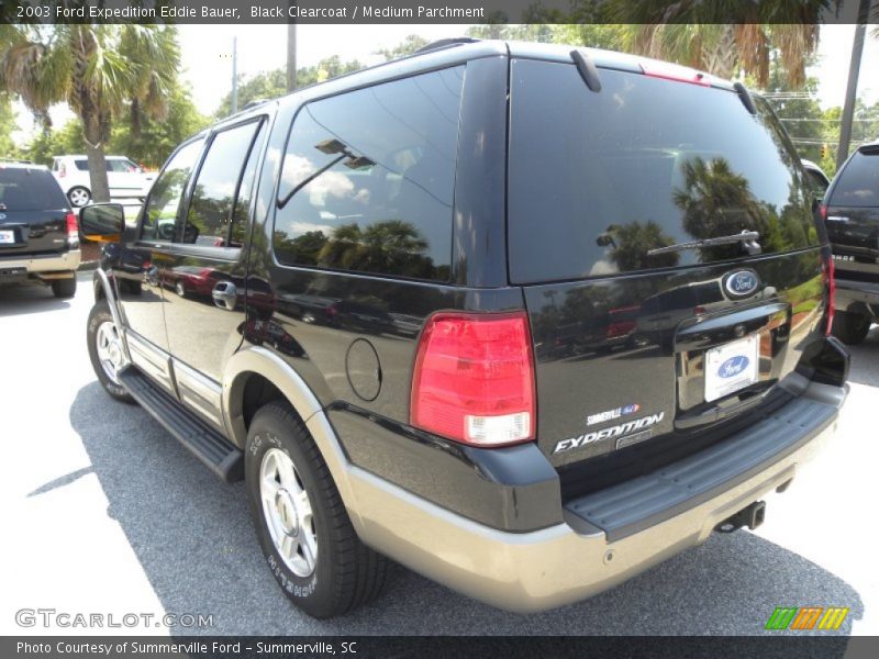 Black Clearcoat / Medium Parchment 2003 Ford Expedition Eddie Bauer