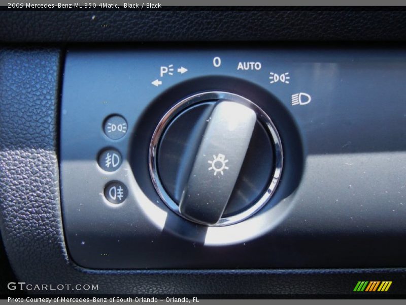 Black / Black 2009 Mercedes-Benz ML 350 4Matic