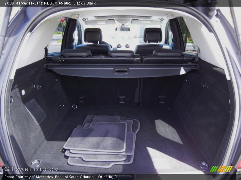Black / Black 2009 Mercedes-Benz ML 350 4Matic