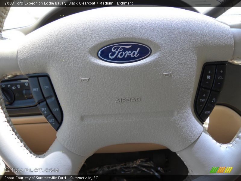 Black Clearcoat / Medium Parchment 2003 Ford Expedition Eddie Bauer