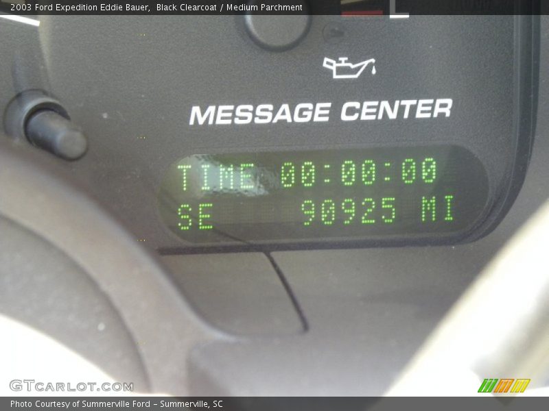 Black Clearcoat / Medium Parchment 2003 Ford Expedition Eddie Bauer