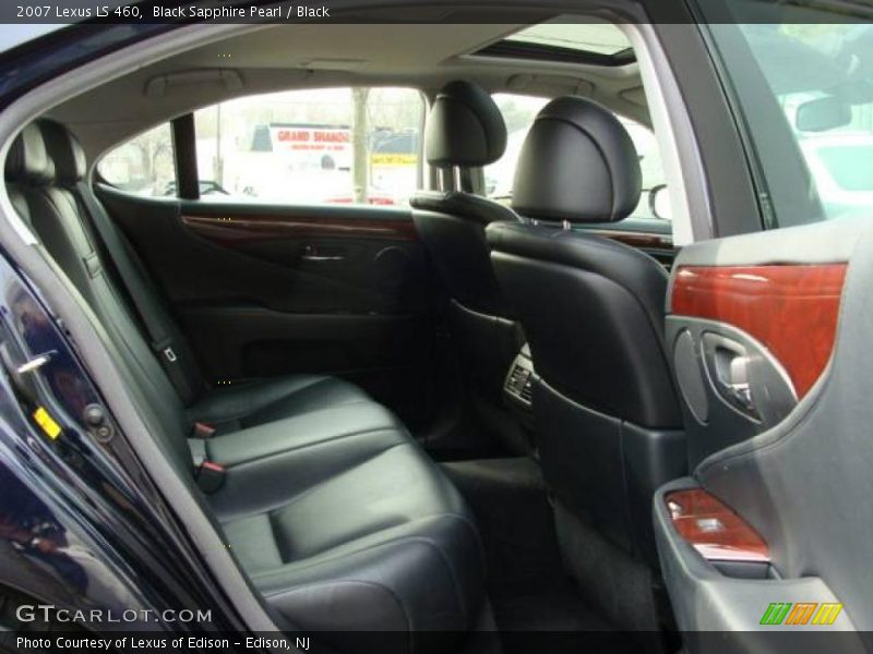 Black Sapphire Pearl / Black 2007 Lexus LS 460