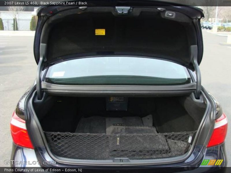 Black Sapphire Pearl / Black 2007 Lexus LS 460