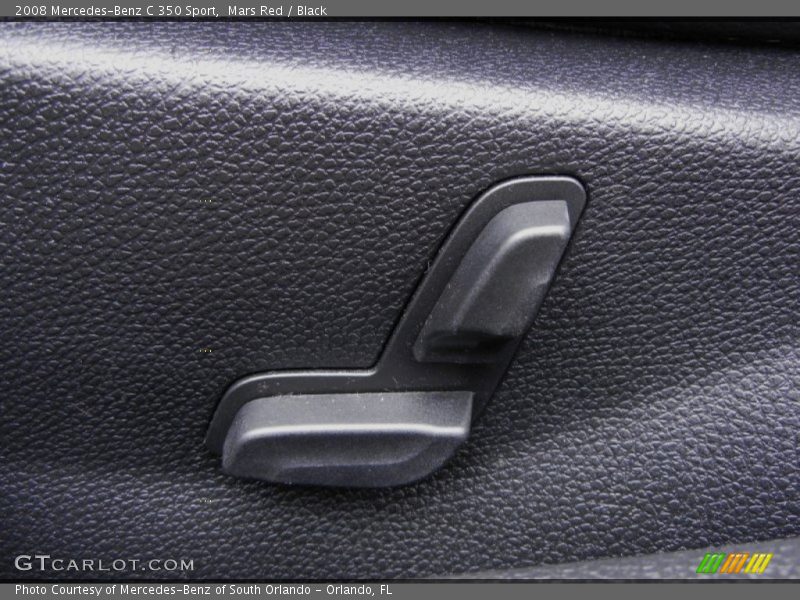 Mars Red / Black 2008 Mercedes-Benz C 350 Sport