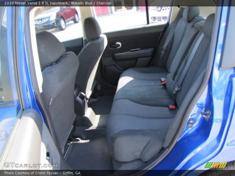 Metallic Blue / Charcoal 2010 Nissan Versa 1.8 SL Hatchback