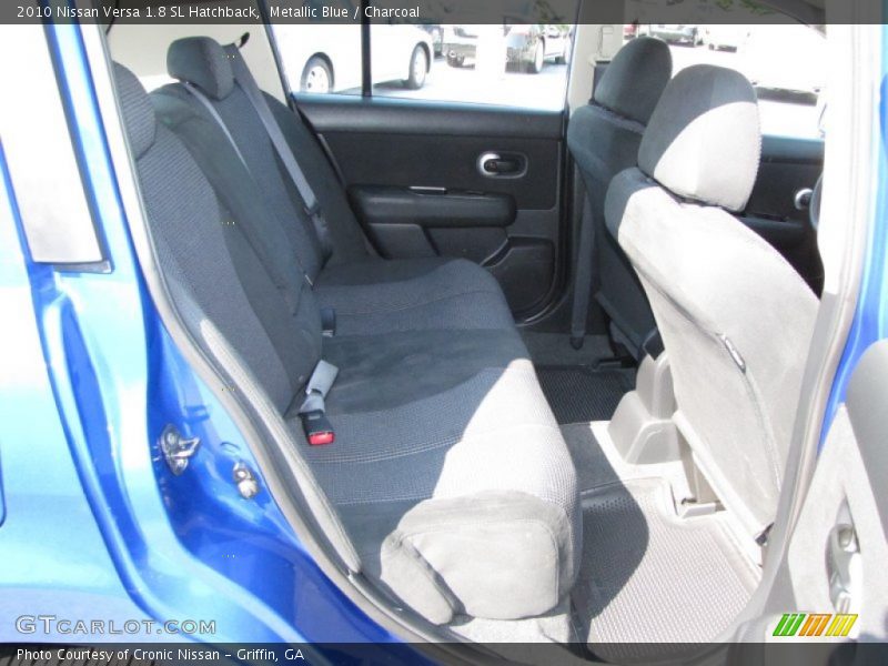 Metallic Blue / Charcoal 2010 Nissan Versa 1.8 SL Hatchback