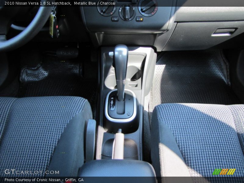 Metallic Blue / Charcoal 2010 Nissan Versa 1.8 SL Hatchback