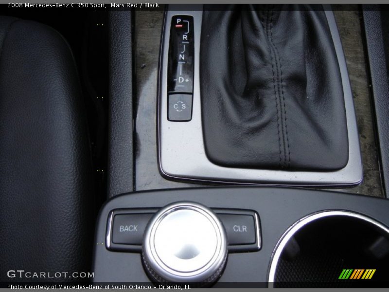 Mars Red / Black 2008 Mercedes-Benz C 350 Sport